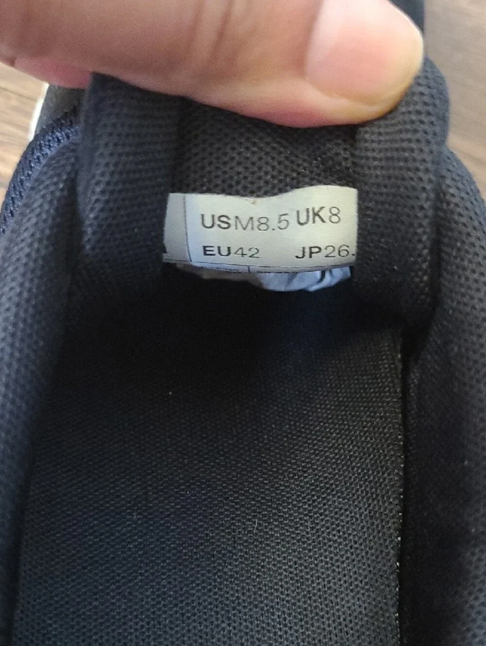 On Running Men's Cloud Sneakers - Black/White used 8.5